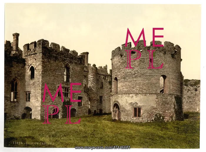: Castle, I. Ludlow, England : Castle, I. Ludlow, England