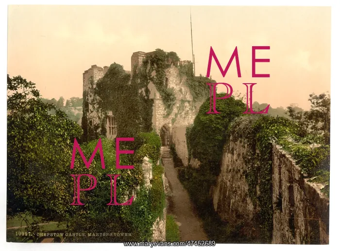 : Castle, Marten's Tower, Chepstow, England : Castle, Marten's Tower, Chepstow, England