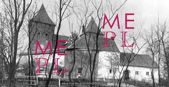 : Castle Neidenburg, around 1930 : Castle Neidenburg, around 1930
