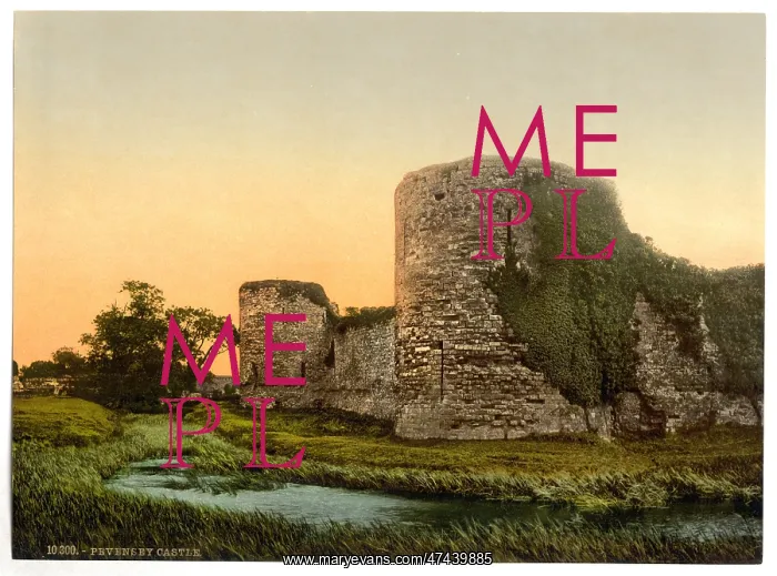 : Castle, Pevensey, England : Castle, Pevensey, England