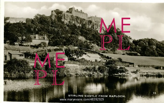 : The Castle from Raplock, Stirling, Stirlingshire : The Castle from Raplock, Stirling, Stirlingshire