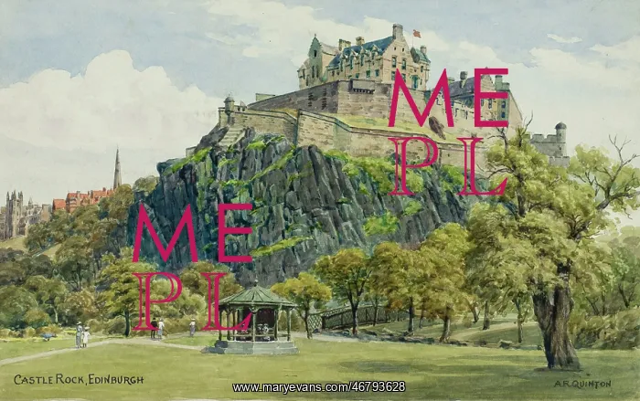 : Castle Rock, Edinburgh, Scotland : Castle Rock, Edinburgh, Scotland