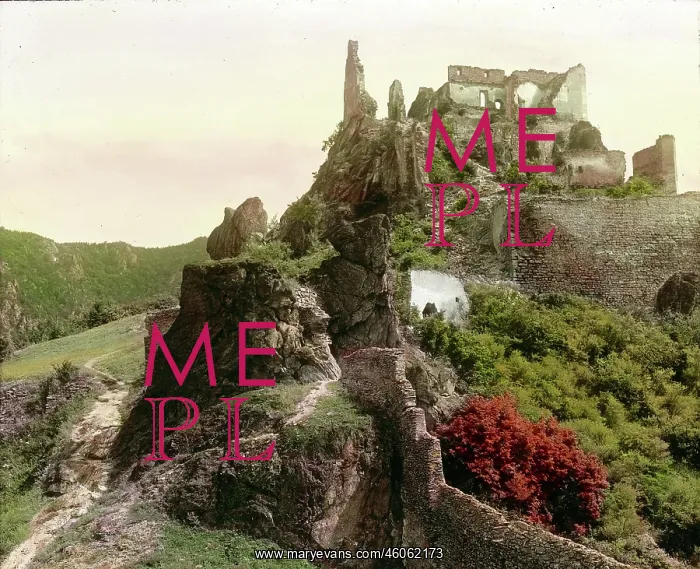 : The castle ruin Duernstein : The castle ruin Duernstein