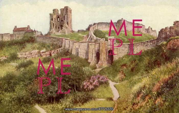 : Castle at Scarborough : Castle at Scarborough