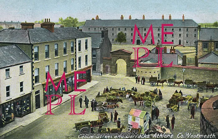  : Castle Street and Barracks, Athlone, County Westmeath