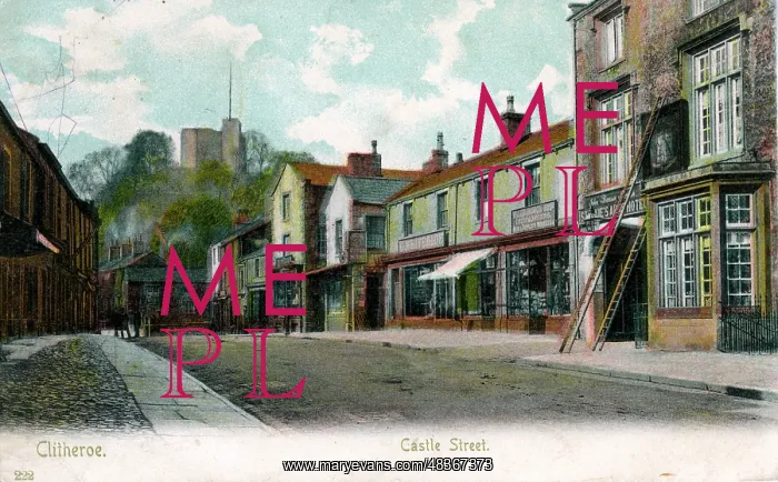 : Castle Street, Clitheroe, Lancashire : Castle Street, Clitheroe, Lancashire