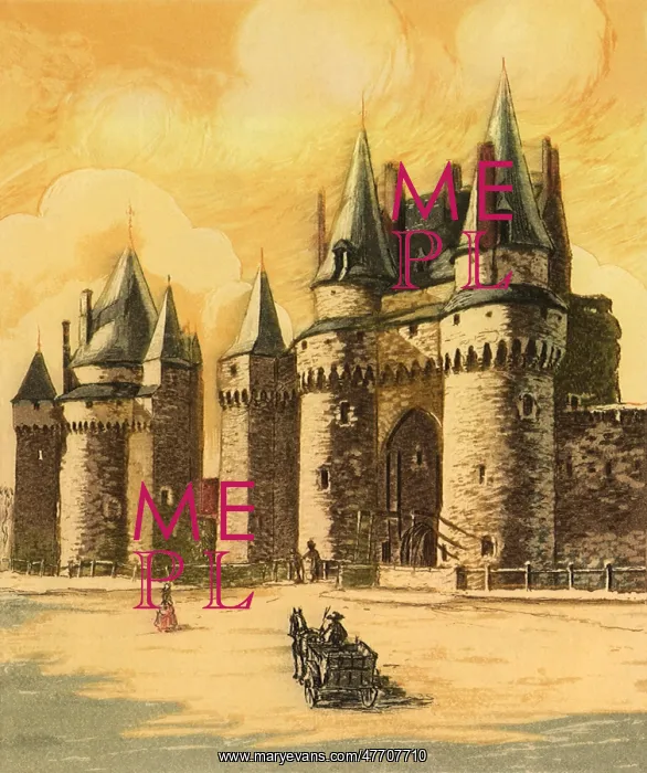 : Castle at Sunset : Castle at Sunset