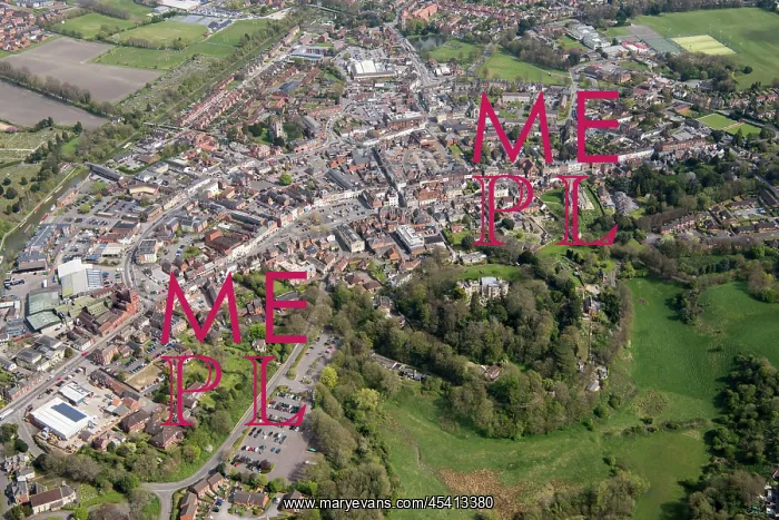 : The castle and town, Devizes, Wiltshire : The castle and town, Devizes, Wiltshire