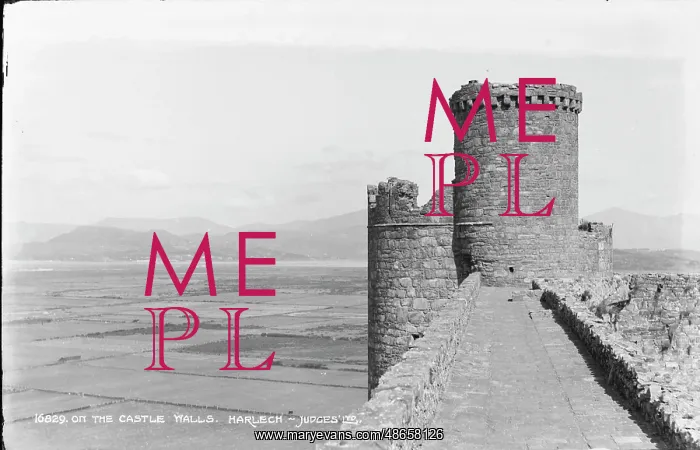 : On the Castle Walls, Harlech : On the Castle Walls, Harlech
