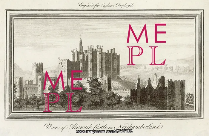  : CASTLES / ALNWICK / 1750