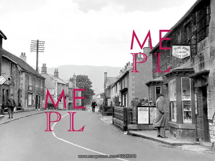  : Castleton, the Village c1955