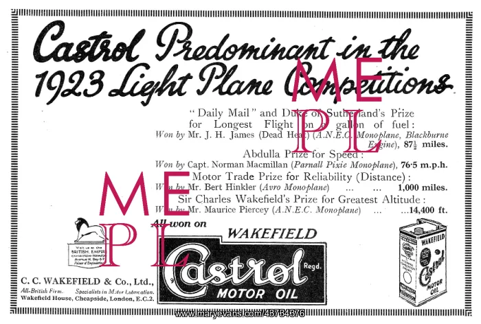 : Castrol Aero Engine Oil : Castrol Aero Engine Oil