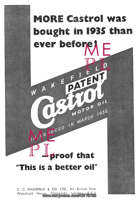  : Castrol Aero Oils
