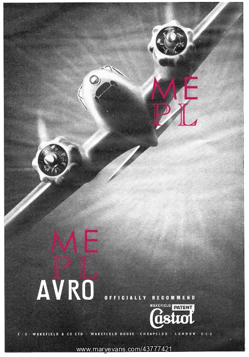 : Castrol Aero Oils - Avro Recommend : Castrol Aero Oils - Avro Recommend