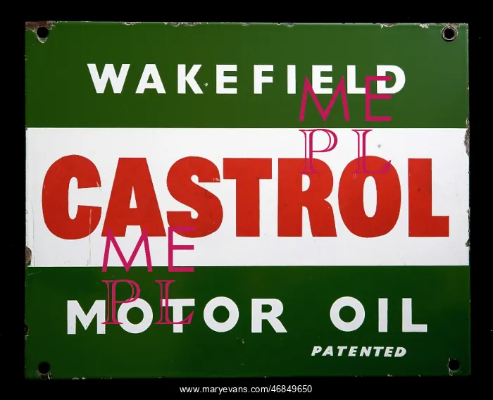 : Castrol Motor Oil Sign : Castrol Motor Oil Sign