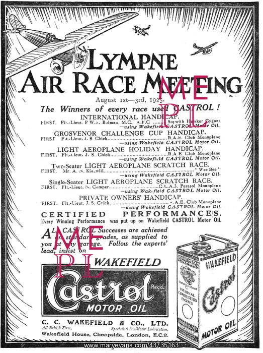 : Castrol Wins At Lympne : Castrol Wins At Lympne