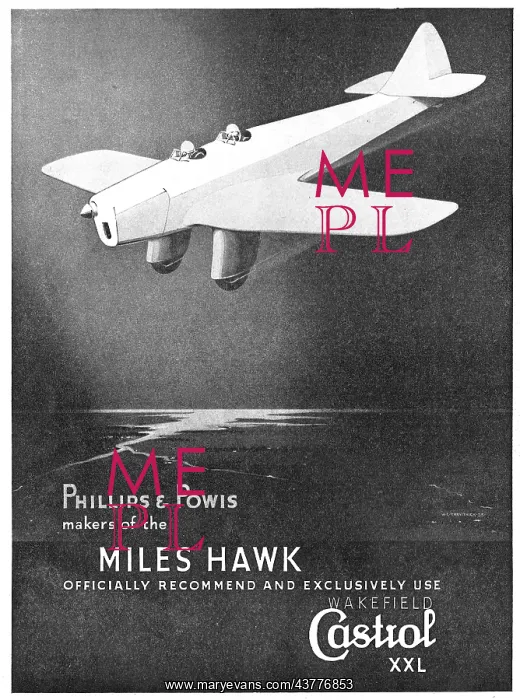 : Castrol XXL: Phillips & Powis Miles Hawk : Castrol XXL: Phillips & Powis Miles Hawk