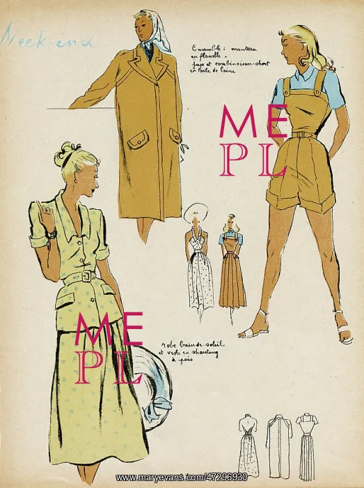 : Casual Wear 1940s : Casual Wear 1940s