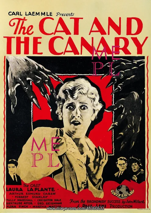 : The Cat and the Canary a 1927 American silent : The Cat and the Canary a 1927 American silent