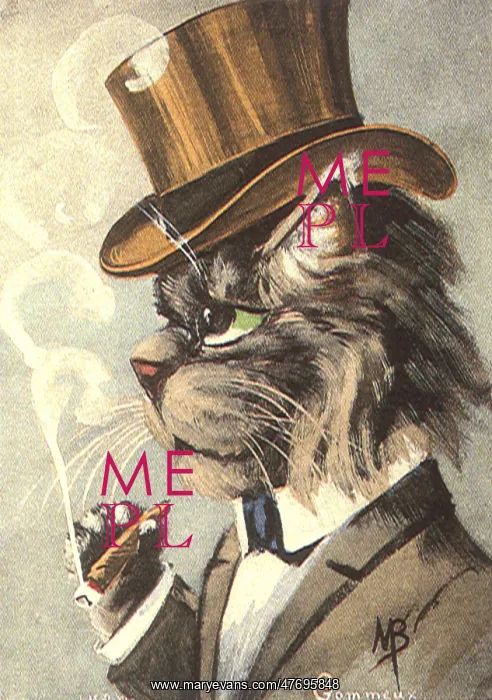  : Cat With Cigar