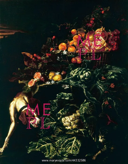 : Cat and dog with fruit : Cat and dog with fruit