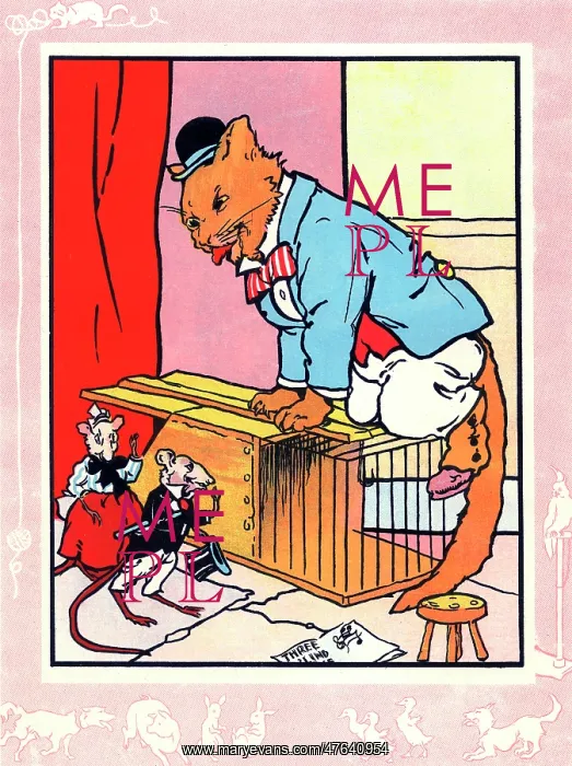 : Cat lets mouse out of trap : Cat lets mouse out of trap
