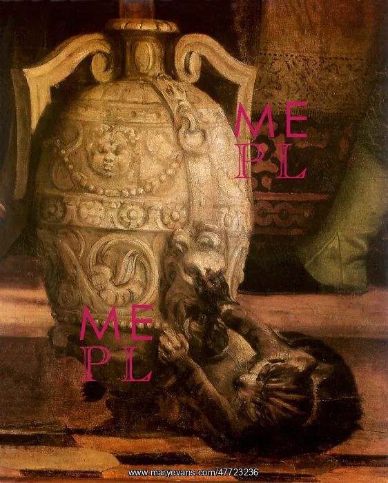 : Cat scratching at an Amphora, by Veronese : Cat scratching at an Amphora, by Veronese