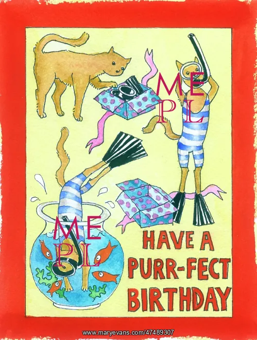 : Cat scuba diving into a goldfish bowl : Cat scuba diving into a goldfish bowl