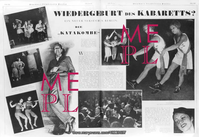 : The Catacombs, a Berlin cabaret, 1929 : The Catacombs, a Berlin cabaret, 1929