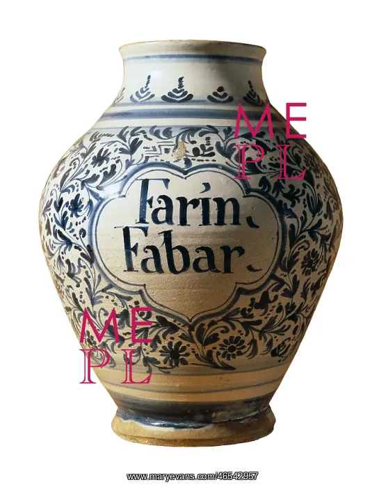 : Catalan ceramic jar for putting wheat. Baroque : Catalan ceramic jar for putting wheat. Baroque