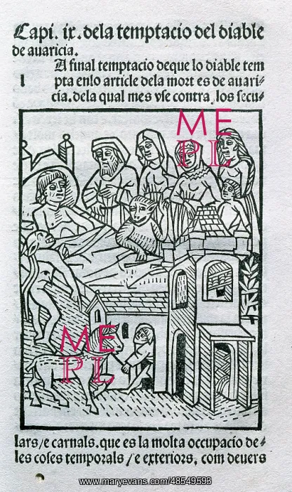 : Catalan literature. 15th century. Art of dying well. Chapter : Catalan literature. 15th century. Art of dying well. Chapter