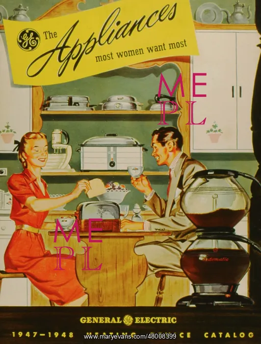 : Catalogue cover, General Electric appliances : Catalogue cover, General Electric appliances