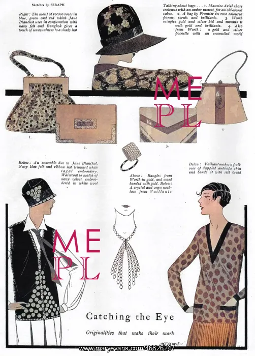 : Catching the Eye: the latest accessories, 1927 : Catching the Eye: the latest accessories, 1927