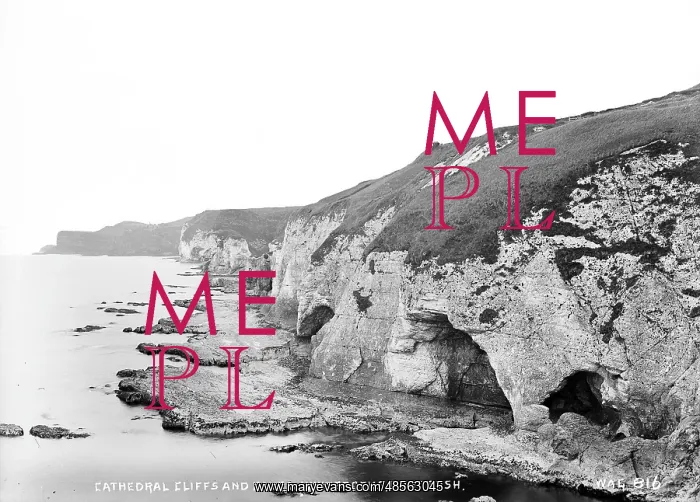 : Cathedral Cliffs and Caves, Whiterocks, Portrush : Cathedral Cliffs and Caves, Whiterocks, Portrush