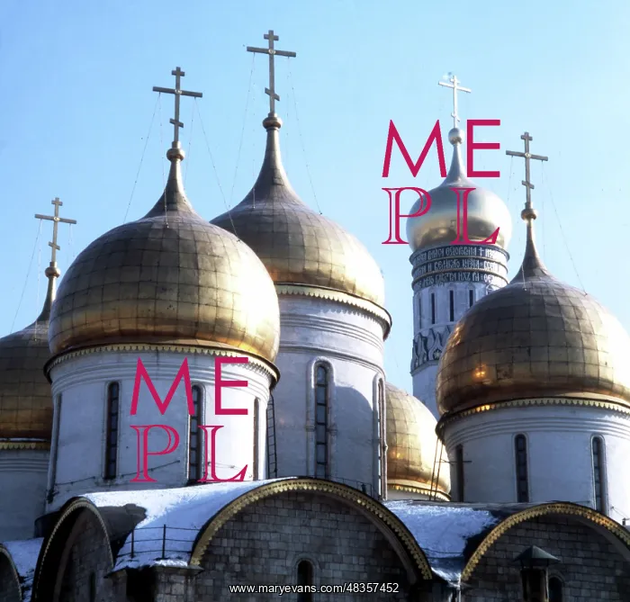 : Cathedral of Dormition domes, 1981 : Cathedral of Dormition domes, 1981