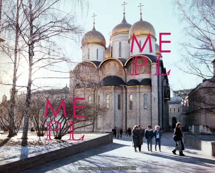 : Cathedral of Dormition at Moscow Kremlin, 1989 : Cathedral of Dormition at Moscow Kremlin, 1989