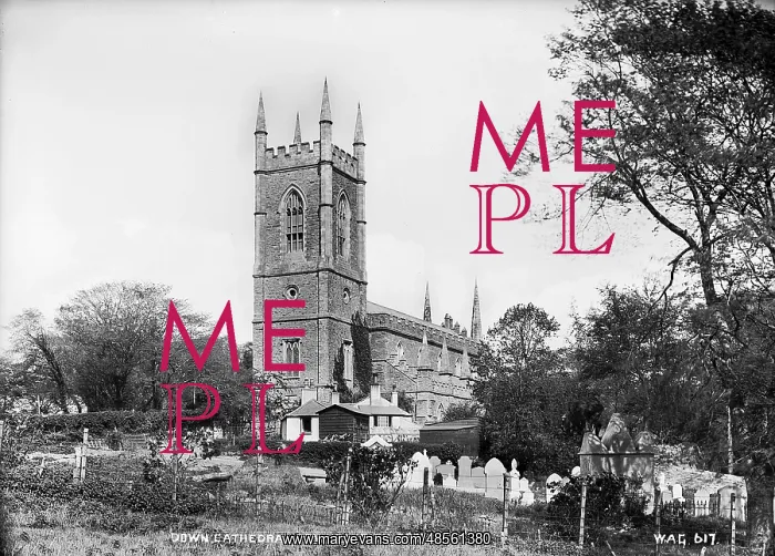 : Down Cathedral, Downpatrick, from Sw : Down Cathedral, Downpatrick, from Sw
