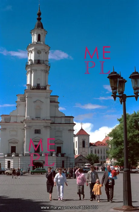 : Cathedral in Kaunas, 1990 : Cathedral in Kaunas, 1990
