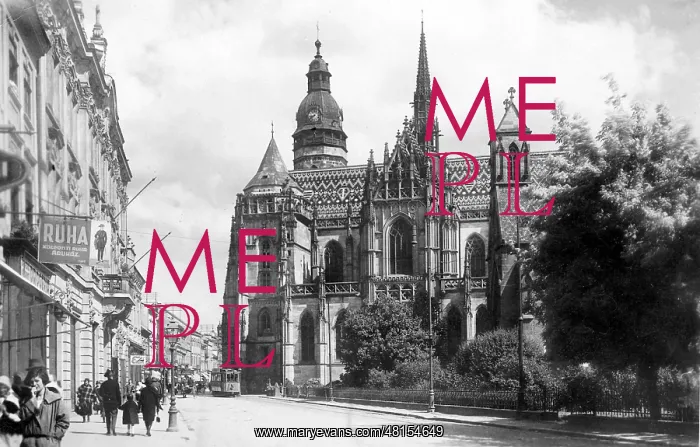 : The cathedral of Kosice, 1939 : The cathedral of Kosice, 1939
