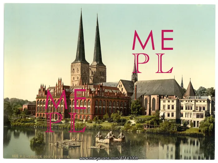 : The cathedral and museum, Lubeck, Germany : The cathedral and museum, Lubeck, Germany