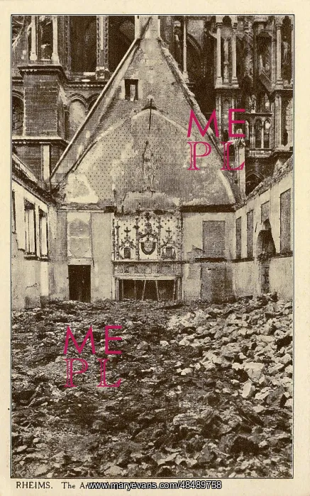 : The Cathedral, Rheims, Marne : The Cathedral, Rheims, Marne