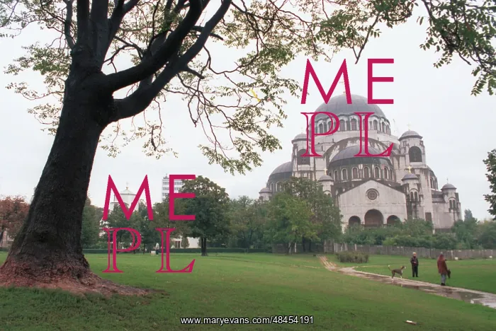 : The Cathedral of Saint Sava, 1995 : The Cathedral of Saint Sava, 1995
