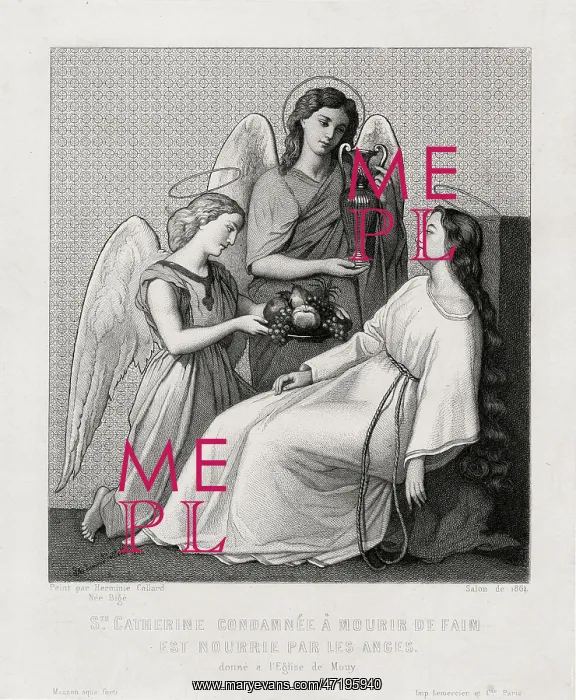 : CATHERINE FED BY ANGELS : CATHERINE FED BY ANGELS