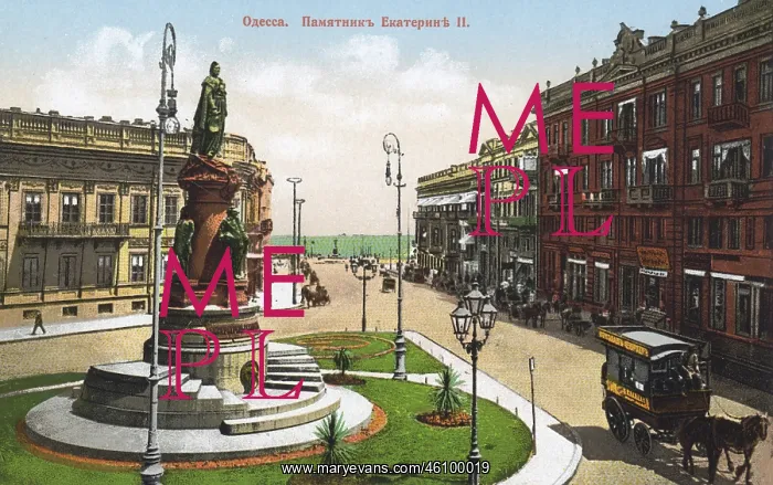: Catherine II monument, Odessa, Ukraine : Catherine II monument, Odessa, Ukraine