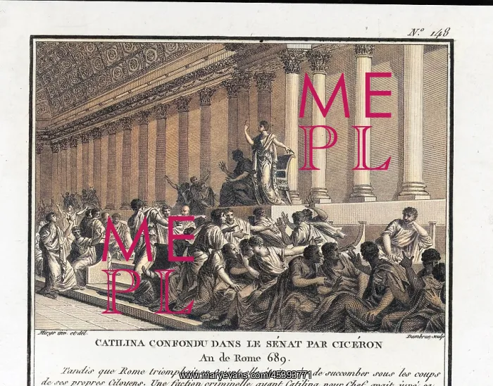 : Catiline denounced by Cicero : Catiline denounced by Cicero