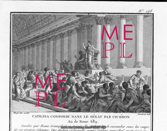 : Catiline denounced by Cicero : Catiline denounced by Cicero