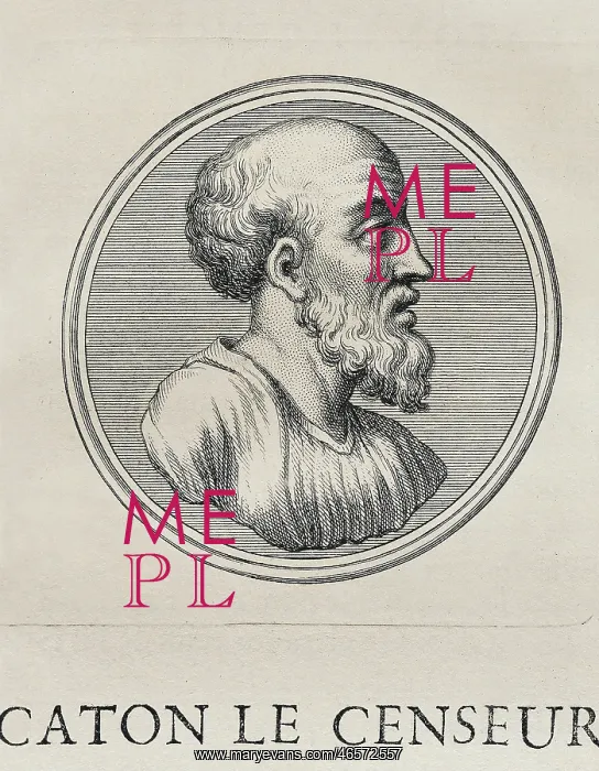 : CATO The Elder or The Censor, Marcus Porcius : CATO The Elder or The Censor, Marcus Porcius