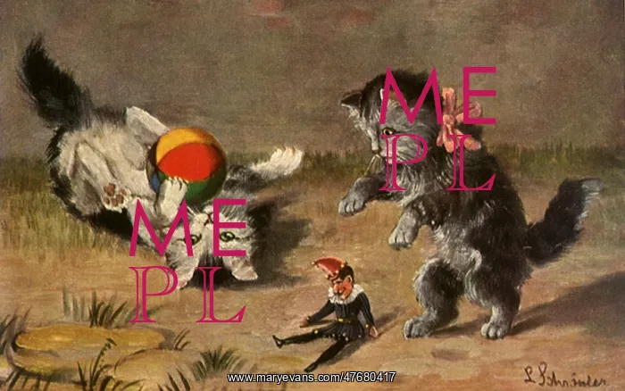  : Cats, Ball and Doll