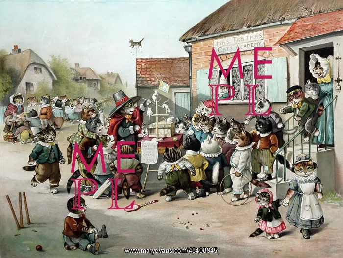  : The Cats Half Holiday by Louis Wain
