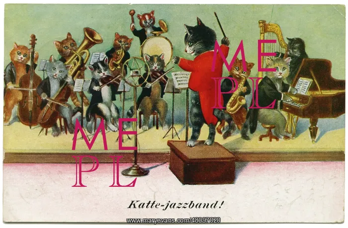  : Cats performing jazz